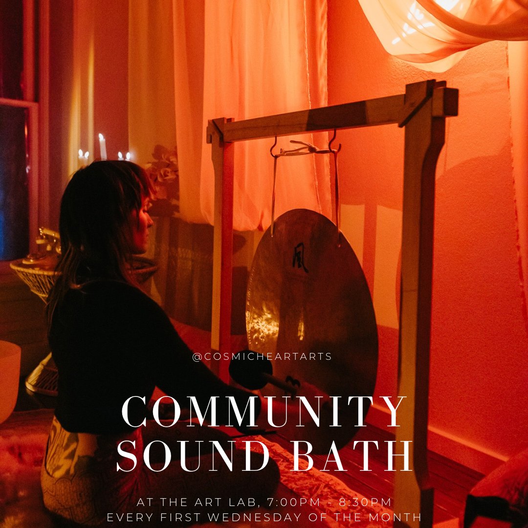 Community Sound Bath Art Lab